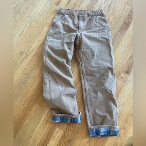 Carhartt Flannel-Lined Work Pants